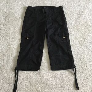 Express Black Cropped Pants